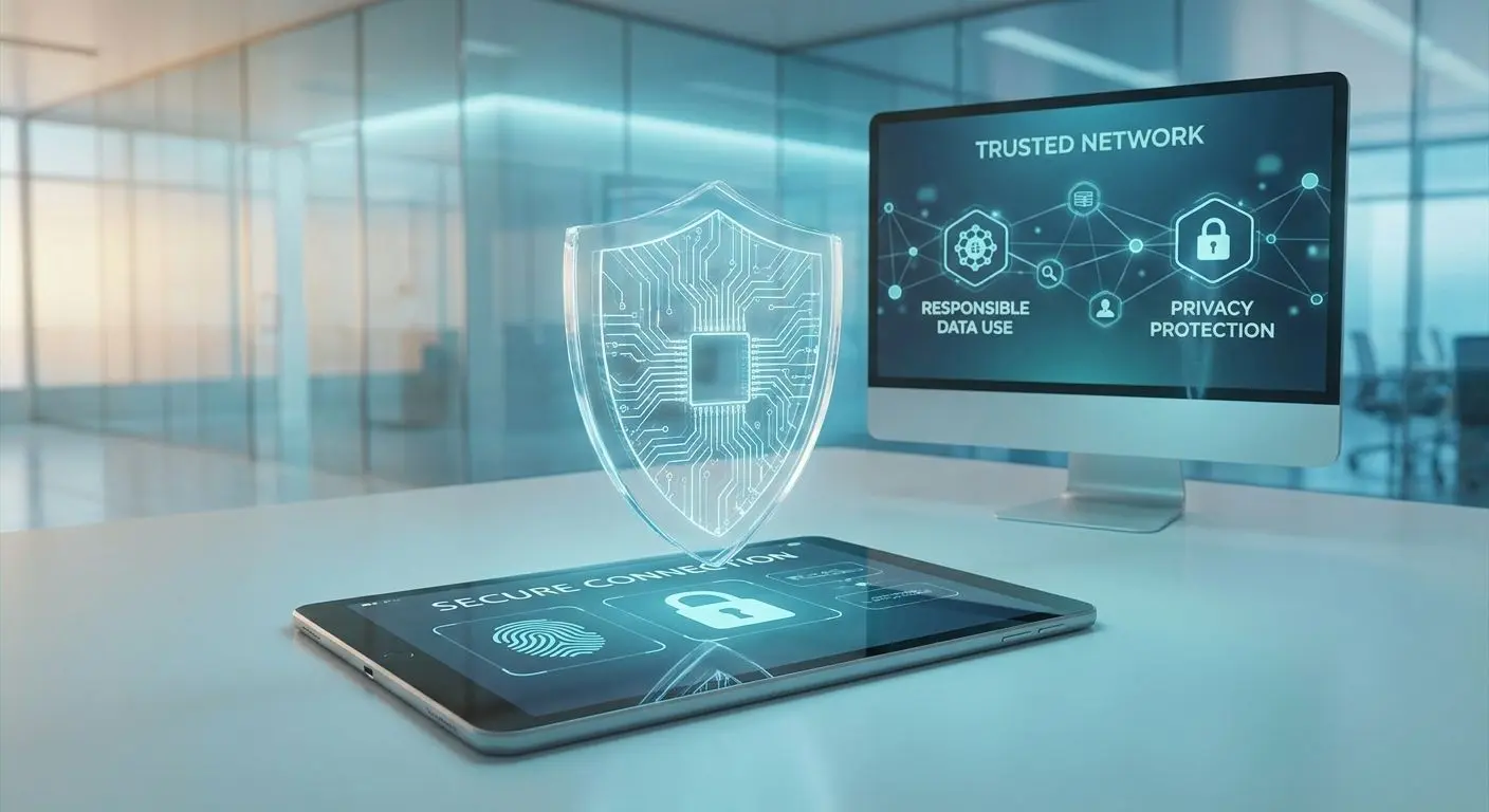 Segurança e confiança Solverde Imagem de segurança digital e utilização responsável